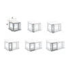 Fiamma Privacy Room / Caravanstore ZIP XL Frontpanel Für Markisenvorzelte 20 Cm