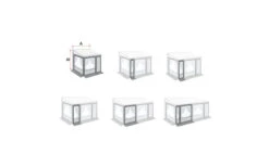 Fiamma Privacy Room / Caravanstore ZIP XL Frontpanel Für Markisenvorzelte 20 Cm -Dometic || Outwell || High Peak Verkäufe 347226 2244331