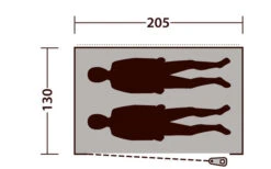 Outwell Freistehendes Innenzelt Blau -Dometic || Outwell || High Peak Verkäufe 439200 3116115