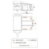 Vango Tuscany Air 400 Elements ProShield Wohnwagenvorzelt -Dometic || Outwell || High Peak Verkäufe 488871 3421895