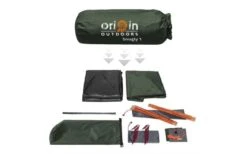 Origin Outdoors Snugly Kuppelzelt 1 Person -Dometic || Outwell || High Peak Verkäufe 528651 3493432