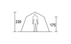 DWT Steilwandzelt Villa 6 -Dometic || Outwell || High Peak Verkäufe 56252 114514