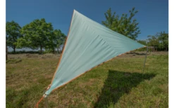 Bent Zip-Canvas Single Verbindbares Sonnensegel 250 X 250 X 250 Cm Weiß Gestreift Karibik -Dometic || Outwell || High Peak Verkäufe 692585 5021555 4