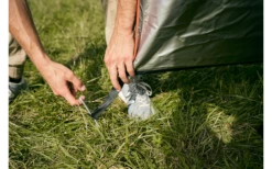 Vickywood Duschzelt Mit Regenhaube 100 Cm Schwarz -Dometic || Outwell || High Peak Verkäufe 696239 4715339