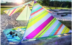 Bent Zip- Canvas Single Verbindbares Sonnensegel 250 X 250 X 250 Cm Mint -Dometic || Outwell || High Peak Verkäufe 696500 4862600