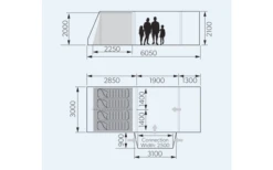 Dometic Rarotonga DA FTT 401 AIR LH Aufblasbares Driveaway Vorzelt 3 M Modell Links -Dometic || Outwell || High Peak Verkäufe 707762 4801544