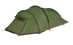High Peak Falcon 3 LW Lightweight 3 Personen Tunnelzelt Aluminium Gestänge Olive/rot -Dometic || Outwell || High Peak Verkäufe 733028 4904024