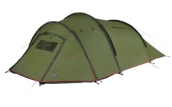 High Peak Falcon 4 LW Lightweight 4 Personen Tunnelzelt Aluminium Gestänge Olive/rot -Dometic || Outwell || High Peak Verkäufe 733376 4904132