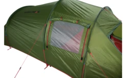 High Peak Falcon 4 LW Lightweight 4 Personen Tunnelzelt Aluminium Gestänge Olive/rot -Dometic || Outwell || High Peak Verkäufe 733379 4904138