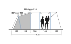 Outwell Avondale 5PA Tunnelzelt -Dometic || Outwell || High Peak Verkäufe 737549 4971986