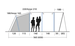 Outwell Avondale 6PA Tunnelzelt -Dometic || Outwell || High Peak Verkäufe 748511 5008592