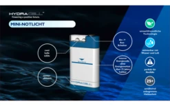 HydraCell Mini-Notlicht Grau/blau Einzelpack