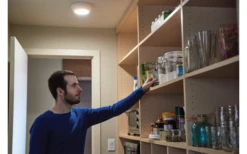 Mr. Beams MB991 Sensor Ultrahelle LED Deckenleuchte Batteriebetrieben Weiß -Dometic || Outwell || High Peak Verkäufe 760154 5093582