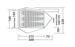 Robens Challenger 3XE Tunnelzelt Grün -Dometic || Outwell || High Peak Verkäufe 771893 5131136