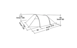Easy Camp Spirit 200 Rustic Green Tunnelzelt Für 2 Personen