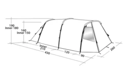 Easy Camp Huntsville 400 Tunnelzelt Für 4 Personen -Dometic || Outwell || High Peak Verkäufe 782843 5185697
