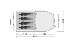 Easy Camp Huntsville 400 Tunnelzelt Für 4 Personen -Dometic || Outwell || High Peak Verkäufe 782846 5185703