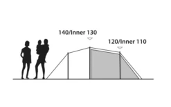 Outwell Earth 2 Doppelbeschichtetes Zelt -Dometic || Outwell || High Peak Verkäufe 790742 5217254