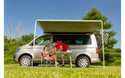 Fiamma F35 Pro 180 Markise Gehäusefarbe Titanium Tuchfarbe Royal Grey 180 Cm -Dometic || Outwell || High Peak Verkäufe 808142 5277365