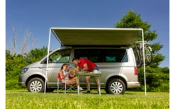 Fiamma F35 Pro 180 Dachmarkise Gehäusefarbe Deep Black Tuchfarbe Royal Grey 180 Cm -Dometic || Outwell || High Peak Verkäufe 808382 5278139