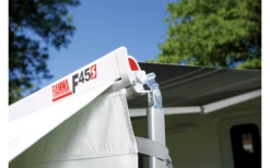 Fiamma F45s 260 Markise Gehäusefarbe Polar White Tuchfarbe Royal Grey 260 Cm -Dometic || Outwell || High Peak Verkäufe 811754 5283845