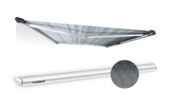 Dometic PerfectRoof PR 2000 Markise Tuchfarbe Horizon Grey Gehäusefarbe Weiß 2,6 M -Dometic || Outwell || High Peak Verkäufe 823505 5319038