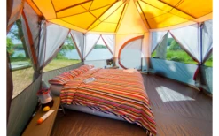 Coleman Octagon Familienzelt Für 8 Personen Orange -Dometic || Outwell || High Peak Verkäufe 823922 5325641