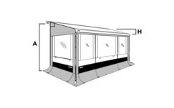 Thule Seitenwand Set Safari Residence G3 8000 -Dometic || Outwell || High Peak Verkäufe 89355 630645